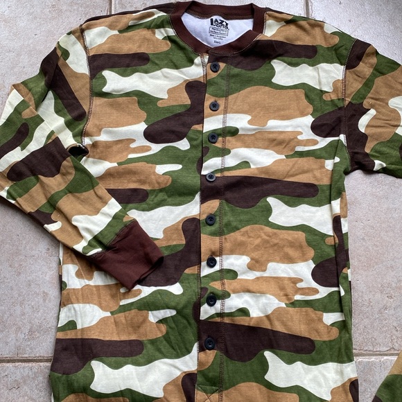 Lazy One Camo Long Underwear with “trap door” - Picture 3 of 15